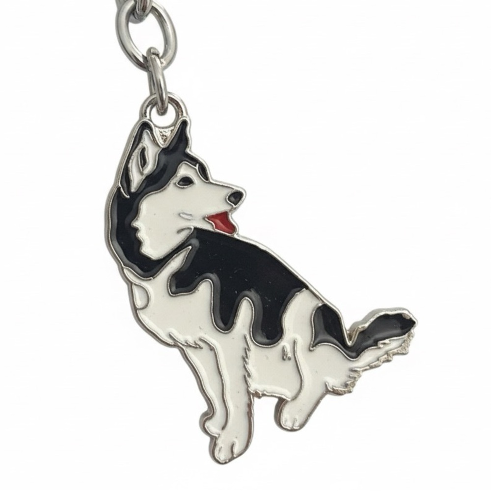 61# Siberian Husky Lovely Dog Keychain - Picture 6 of 7